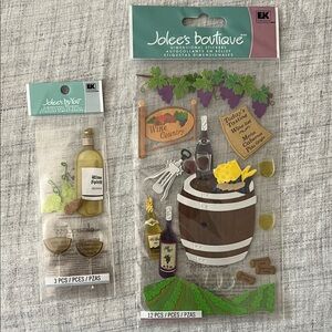 Jolee's Boutique Wine Country / Nappa Valley Themed Scrapbooking Stickers